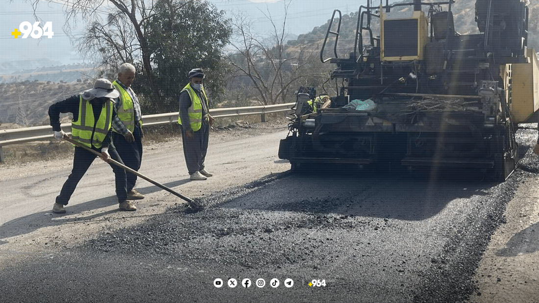 رێگای نێوان دەربەندیخان – چنارە نۆژەنکرایەوە