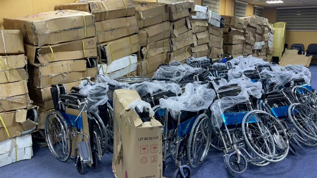 400 پێداویستی تایبەت بۆ کەمئەندامان دابین کران