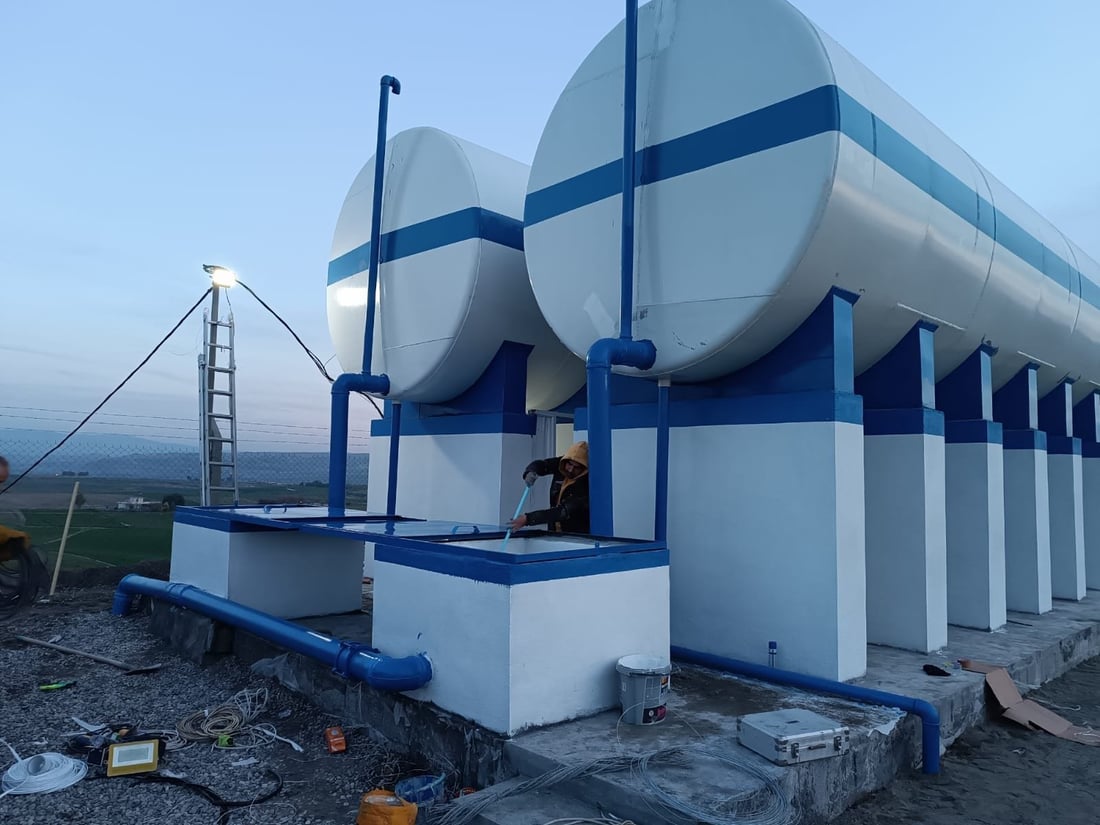 ئاوى پاك بۆ 650 كه‌سی گوندێكی كۆیه‌ دابین كرا