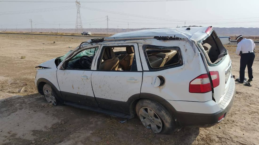 خێزانێکی خەڵکی ئاکرێ لە بێجی ئۆتۆمبێلەکەیان وەرگەڕا