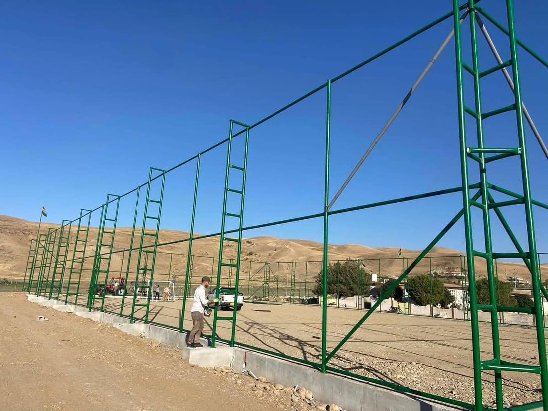 بە هەرەوزى؛ نورەدینییەکان لەسەر ئەرکى خۆیان یاریگایەک دروست دەکەن