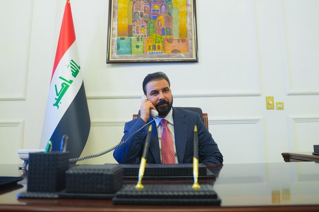 اتصال قطري رفيع يهنئ الزيدي ويبحث توسيع التعاون الثنائي