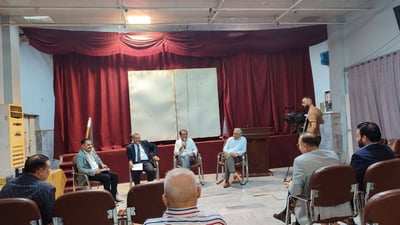 Iraqi poet signs new poetry collection ‘Traitorous Ancestors’ in Baghdad