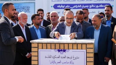بوابة السيدة زينب.. حجر أساس لتوسعة العتبة العسكرية على مساحة 4,873 م²