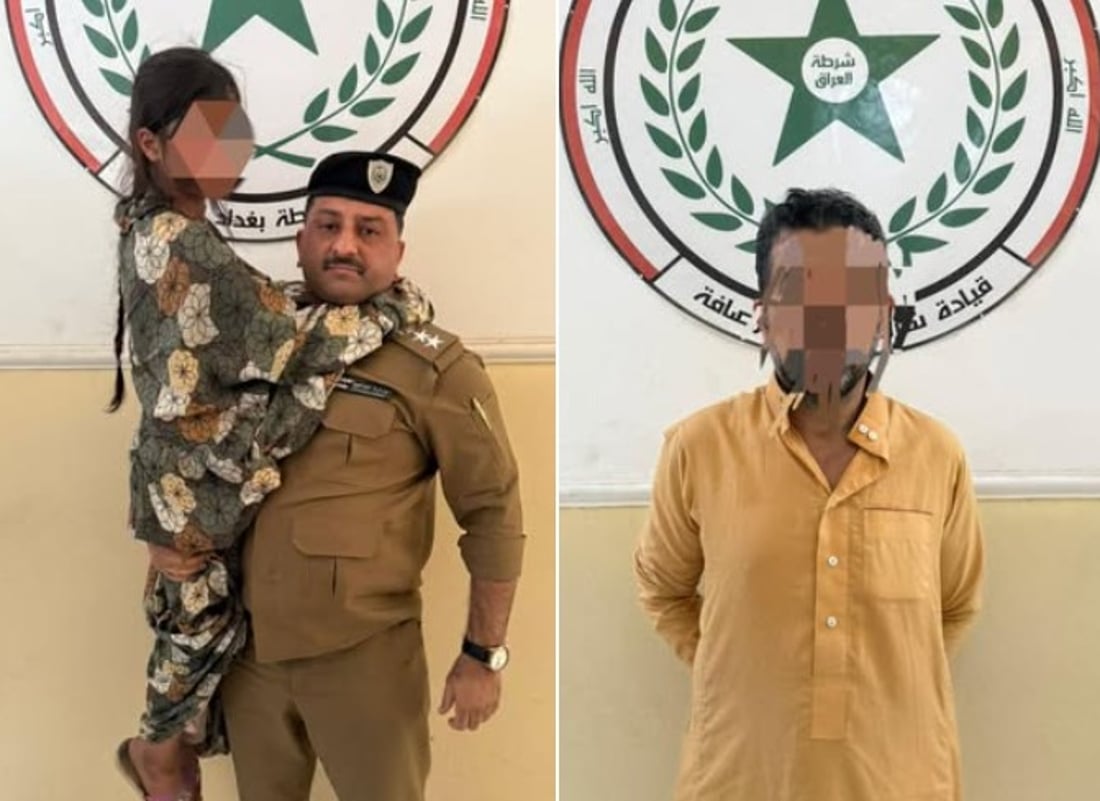 Father arrested after video appears to show brutal assault on daughter in Baghdad