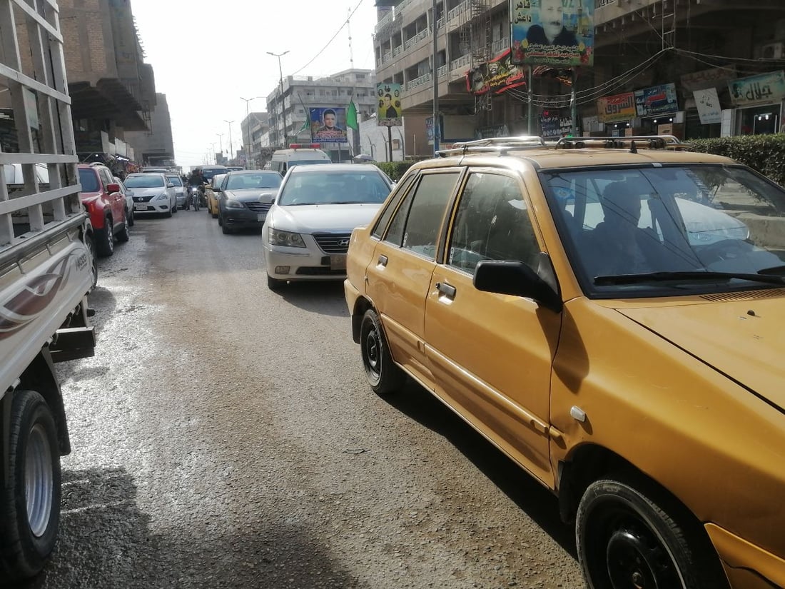 شوارع الحلة مغلقة بستة آلاف محاضر معتصم