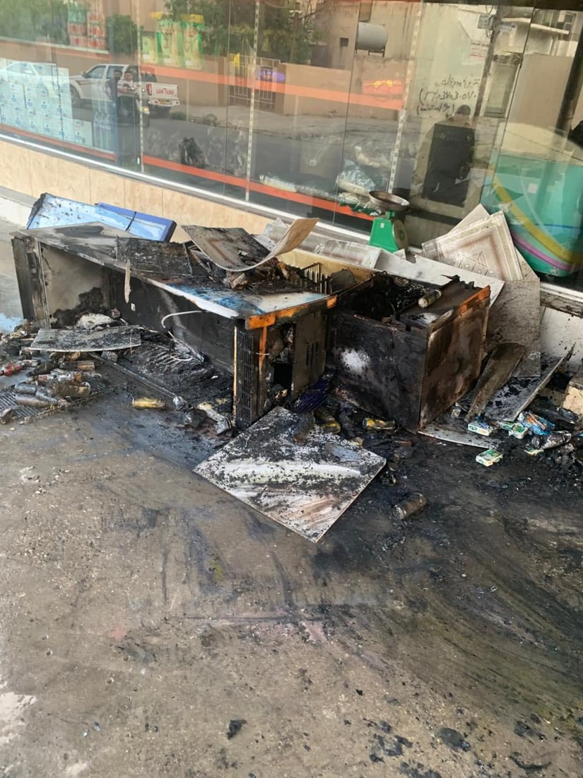 لە زاخۆ مارکێتێک سووتا و کەلوپەلەکانی بوون بە سوتوو