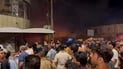 فيديو: حريق كبير يلتهم مجمعاً تجارياً وسط بعقوبة