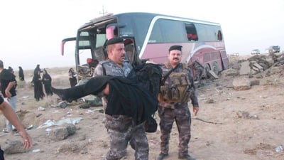 پاسێکى زیارەتکاران تووشى رووداوى هاتوچۆبوو؛ 23 بریندار و گیانلەدەستدانێکى لێکەوتەوە