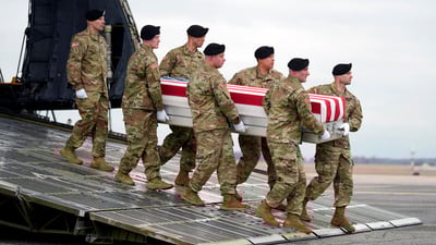 وفاة جندي أميركي متأثراً بجراحه بعد هجوم إيراني على السعودية