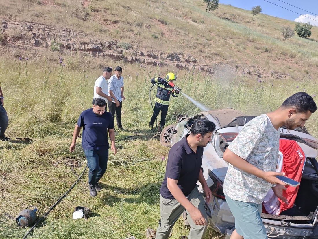 شوفێرەکە گیانی لەدەستدا و سێ سەرنشینی تر برینداربوون