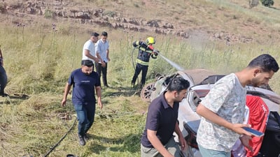 شوفێرەکە گیانی لەدەستدا و سێ سەرنشینی تر برینداربوون