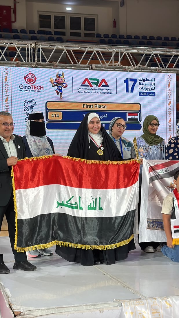 روبوتات العراق تكتسح العرب.. نادي “أبدع” يحصد ثالث لقب على التوالي من مصر