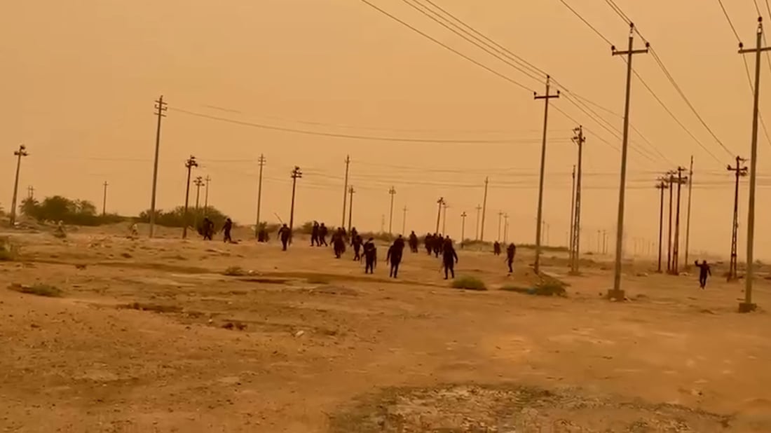 Riot police disperse and detain workers protesting outside Basra refinery