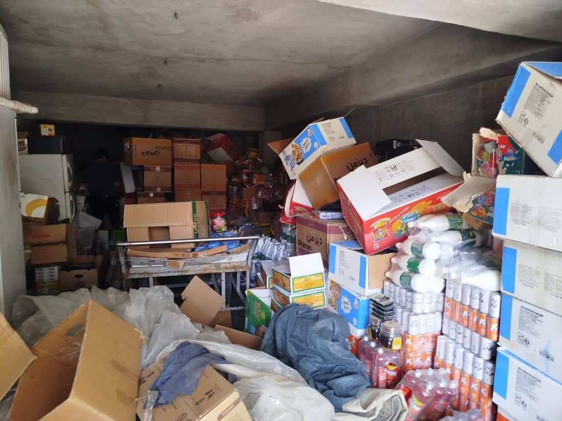 پێنج تۆن خۆراکی بەسەرچوو دەستی بەسەردا گیرا