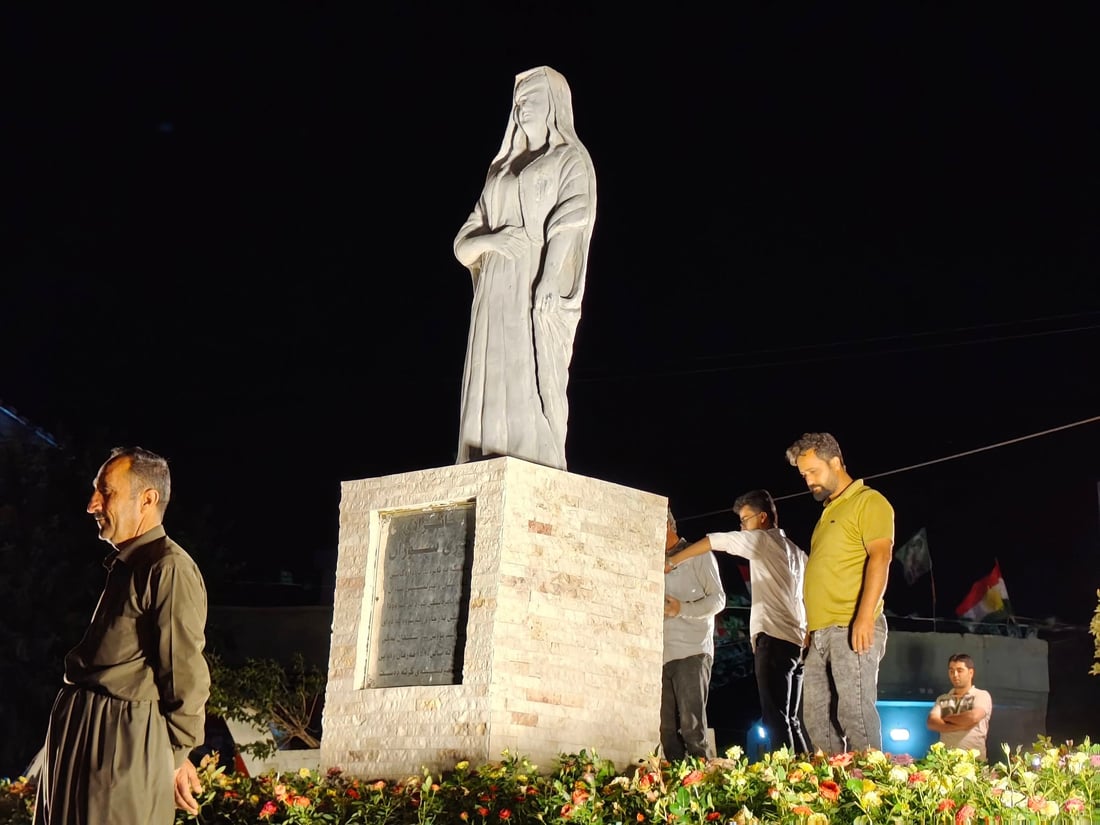 له‌ هەریر رێکخستنەوە و  نۆژەنکردنەوە بۆ پەیکه‌ری خانزاد میری سۆران كرا