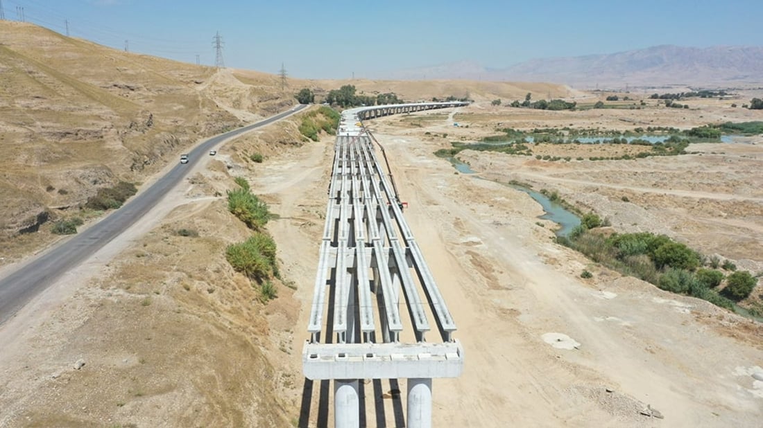 رێگای کەلار – سلێمانی ئاهێکی بەبەردا هاتووە و بە رێژی 83% تەواو کراوە