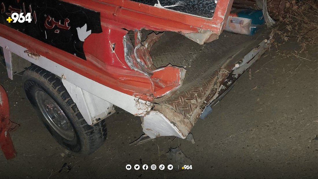 بارهەڵگرێک و ماتۆڕێکی سێ تایە پێکیاندادا