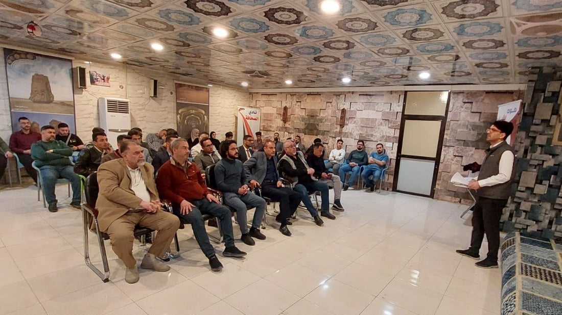 صور: ندوة لشبان وبنات كربلاء في نادي الصحافة.. نحو التأسيس لـ “سلطة خامسة”