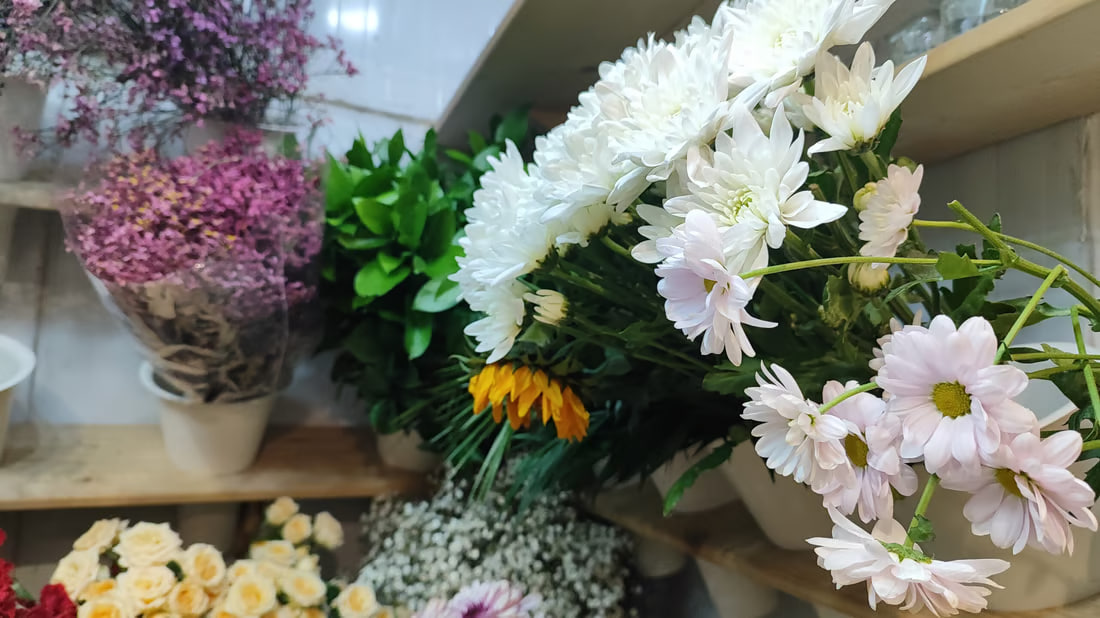 Natural Flowers Add Color to a City of Reverence