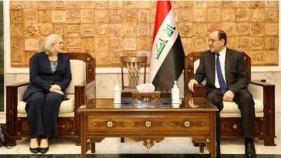 Al-Maliki meets with U.S. Ambassador to discuss future ties