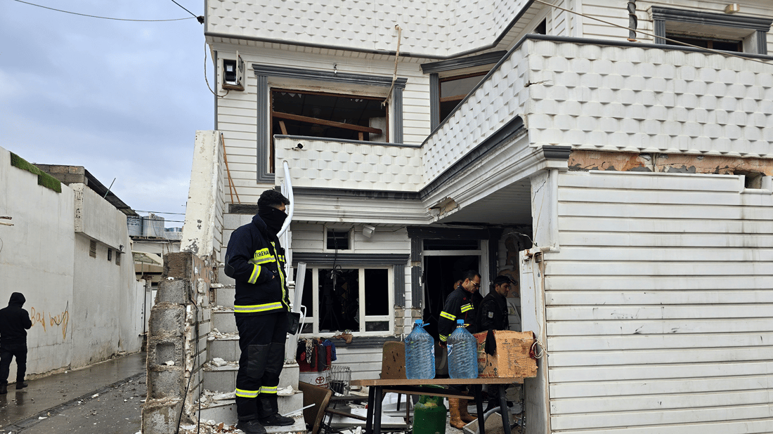 غاز لە ماڵێک تەقییەوە و هاوڵاتییەک بریندارە