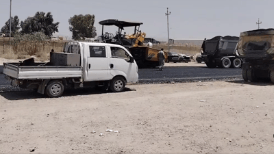 شەقامەکانی ناو مەرزی پەروێزخان قیرتاو دەکرێن