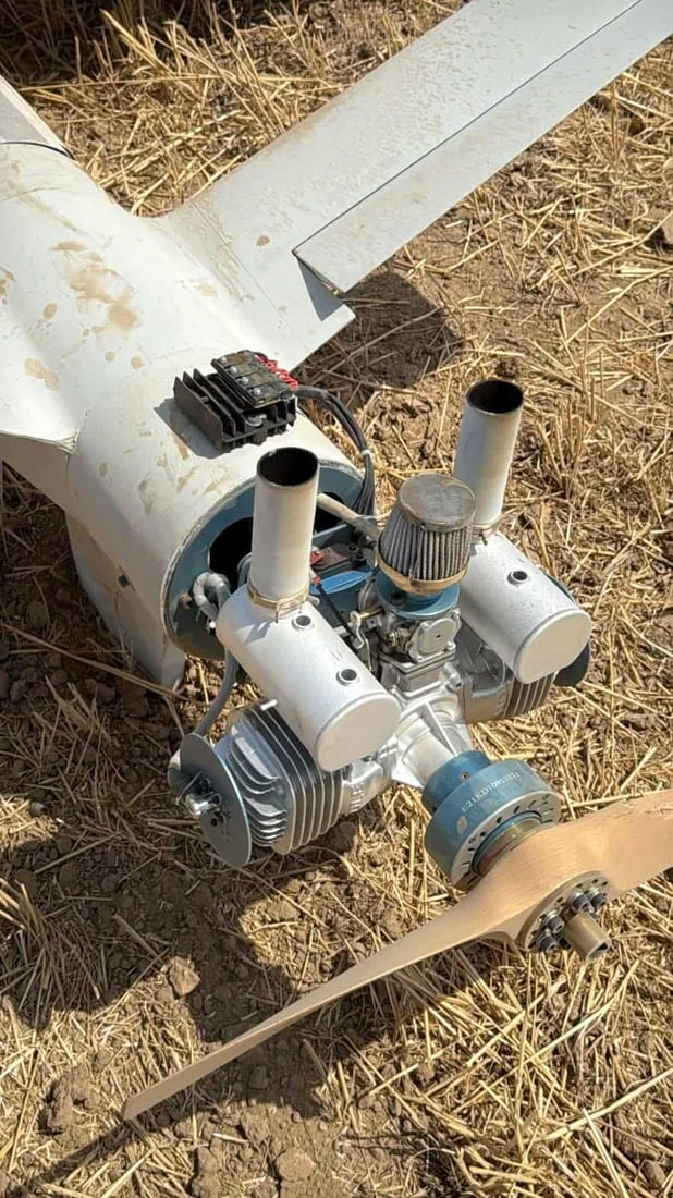 درۆنێکی بۆمبڕێژکراو لە نزیک گوندی دووگردکان کەوتەخوار