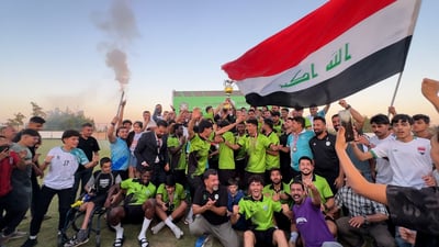 فرحة كروية في كركوك: غاز الشمال إلى دوري الأضواء بعد موسم ماراثوني