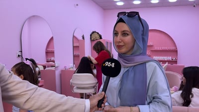 لە سلێمانی ئارایشتگایەك تەنیا كار بۆ منداڵان دەكات