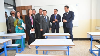 قوتابخانەیەكی نۆ پۆلی لە باسرمە كرایەوە