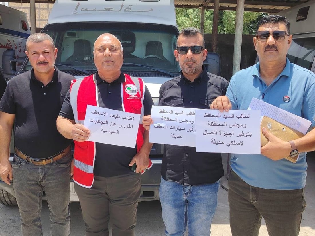 رجال الإسعاف يكشفون كاميرات المراقبة أمام أهل الديوانية رداً على فيديو الشبلي
