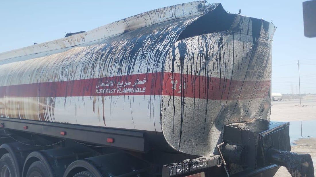 Oil tanker explosion in Khor Al-Zubair kills welder, injures truck driver