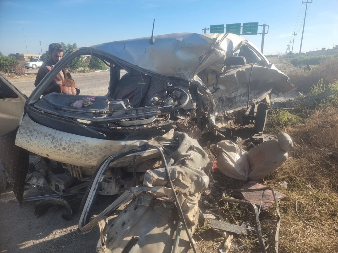 بين الرفاعي والنصر.. مصرع وإصابة 4 أشخاص في حادث سير شمالي الناصرية