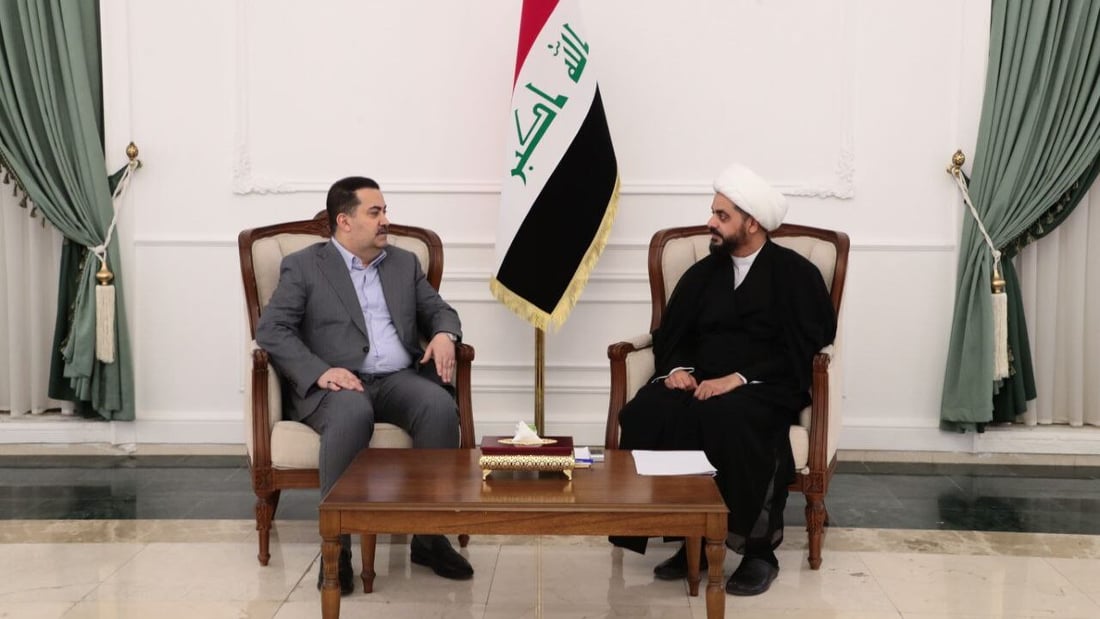 Khazali, Iraqi PM meet to discuss US troop withdrawal