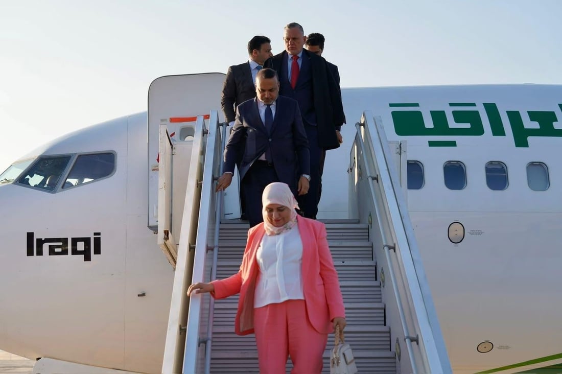 محەمەد شیاع سوودانی و تەیف سامی به‌ره‌و دهۆك به‌ڕێكه‌وتن