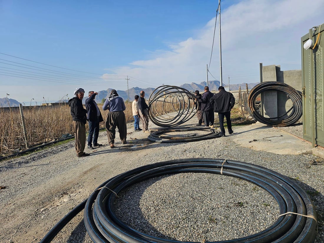 ئاوى خواردنه‌وه‌ ده‌گه‌یه‌ندرێته‌وه‌ 30 ماڵى گوندى به‌سته‌ستێن