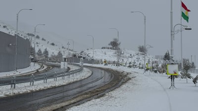 زستان گەڕایەوە و نزیکەی 10 سانتیم بەفری تێکرد