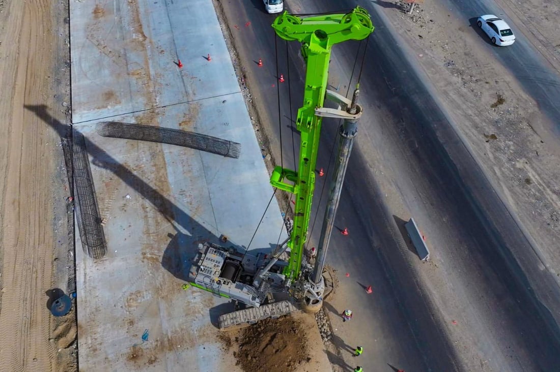 صور: بغداد تدق ركائز مجسرات المدخل الشمالي.. نسبة الإنجاز تخطت المخطط ب20%