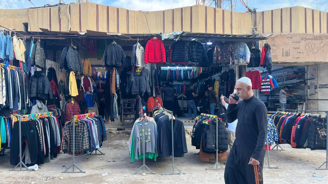 Second-hand winter clothes market in Basra offers global brands at bargain prices