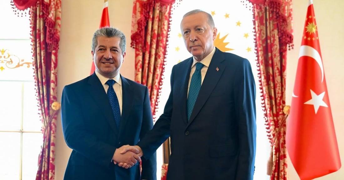 PM Barzani meets Erdogan in Istanbul to discuss PKK disarmament and KRG-Turkey ties
