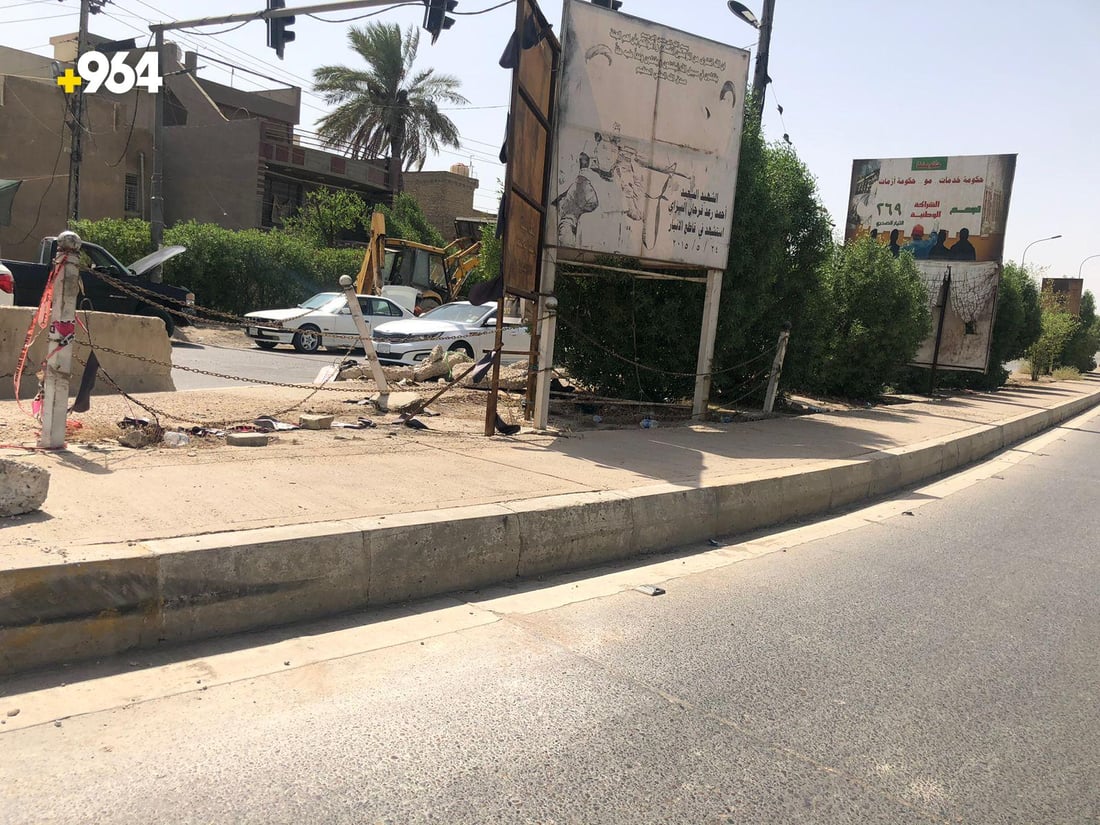 جسر السفارات مفتوح والتأهيل سيكون منتصف الليل منعاً للزحام.. صور من حي العامل