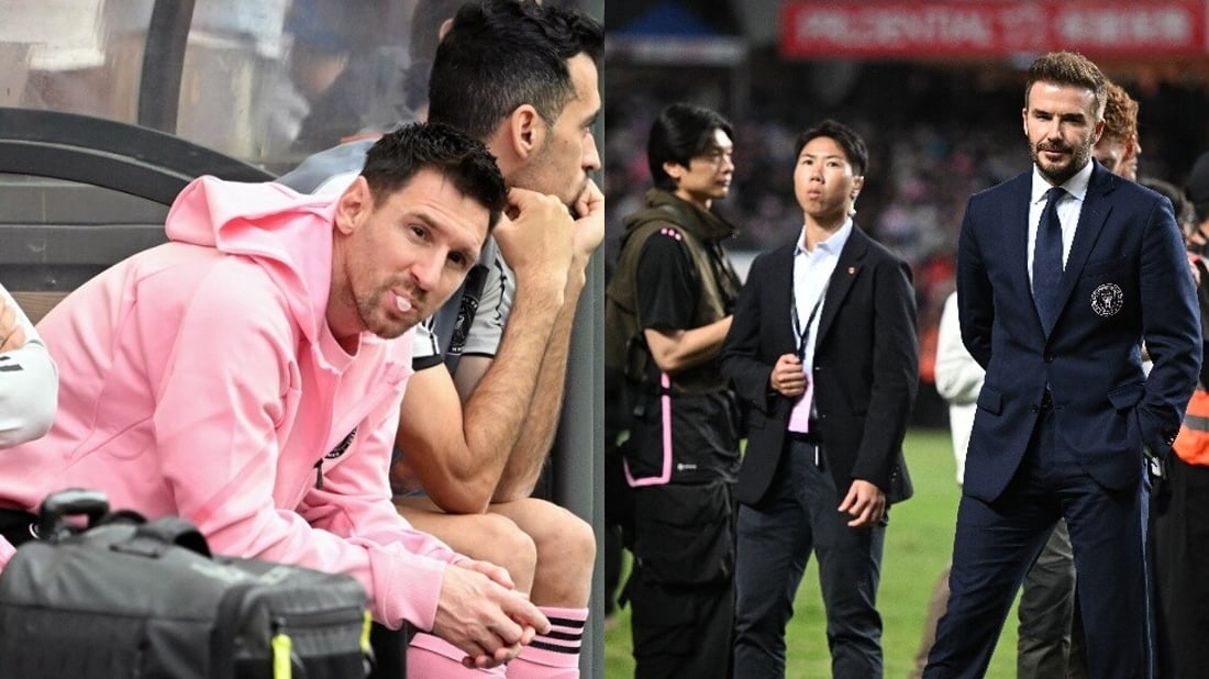 فیكه‌ی ناڕه‌زایی بۆ مێسی و بێكهام لێدرا