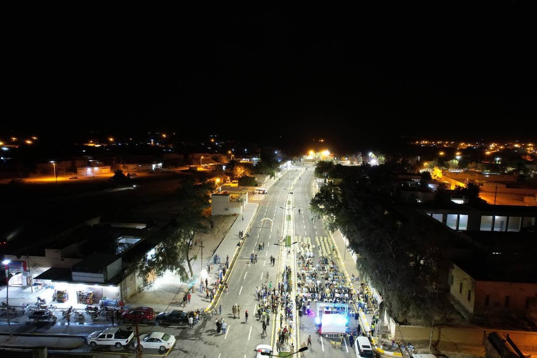 صور لـ “جصان” من الجو.. أول تطوير لمدخل الشمال منذ 1994 بأموال الأمن الغذائي