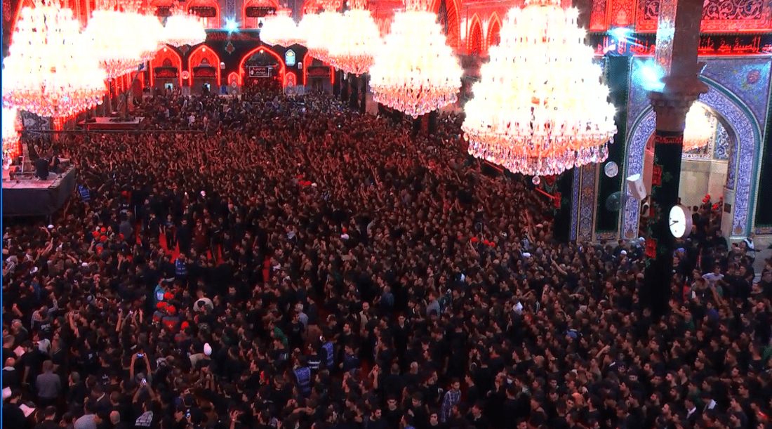 الآن بث مباشر.. آلاف المواكب تستعرض بين الحرمين في كربلاء