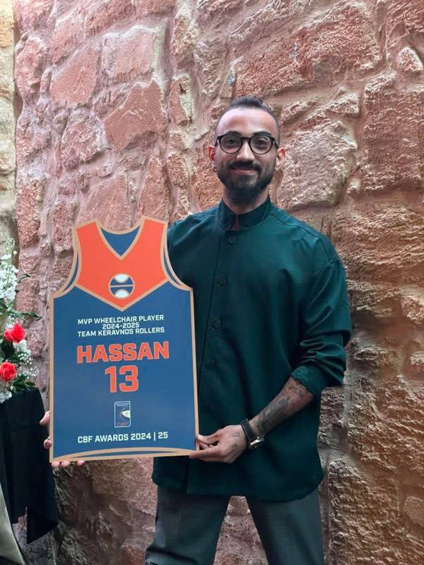 “حسن باسكت بول” تفوق على تهديدات الفصائل.. من مطارد في الناصرية إلى بطل قبرص