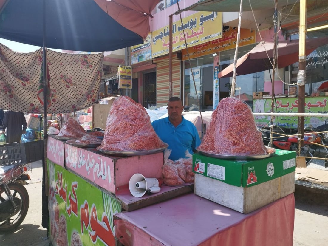 صور: عوائل المسيب تشتري اللحوم المجمدة أكثر في رمضان.. “الكفيل” والتركي