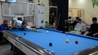 فيديو: بلد تجمع أبطال البليارد في صلاح الدين لتحديد ممثلي المحافظة