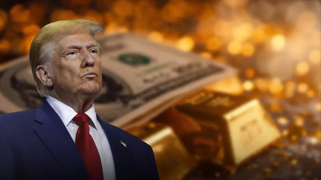 كاردانه‌وه‌ى باجه‌كانى تره‌مپ نرخی زێڕی به‌رزكرده‌وه‌