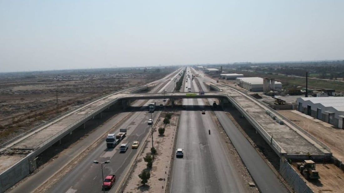 صور من مدخل بغداد – ديالى.. الأعمال تسير بسرعة ونسبة إنجاز المشروع 88%